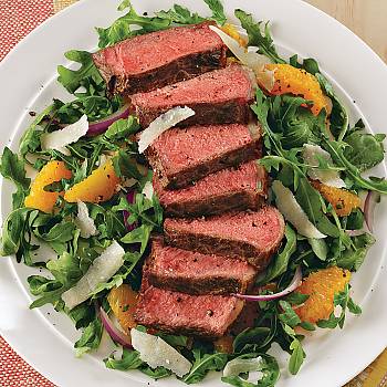 Steak Salad with Mustard Vinaigrette recipe