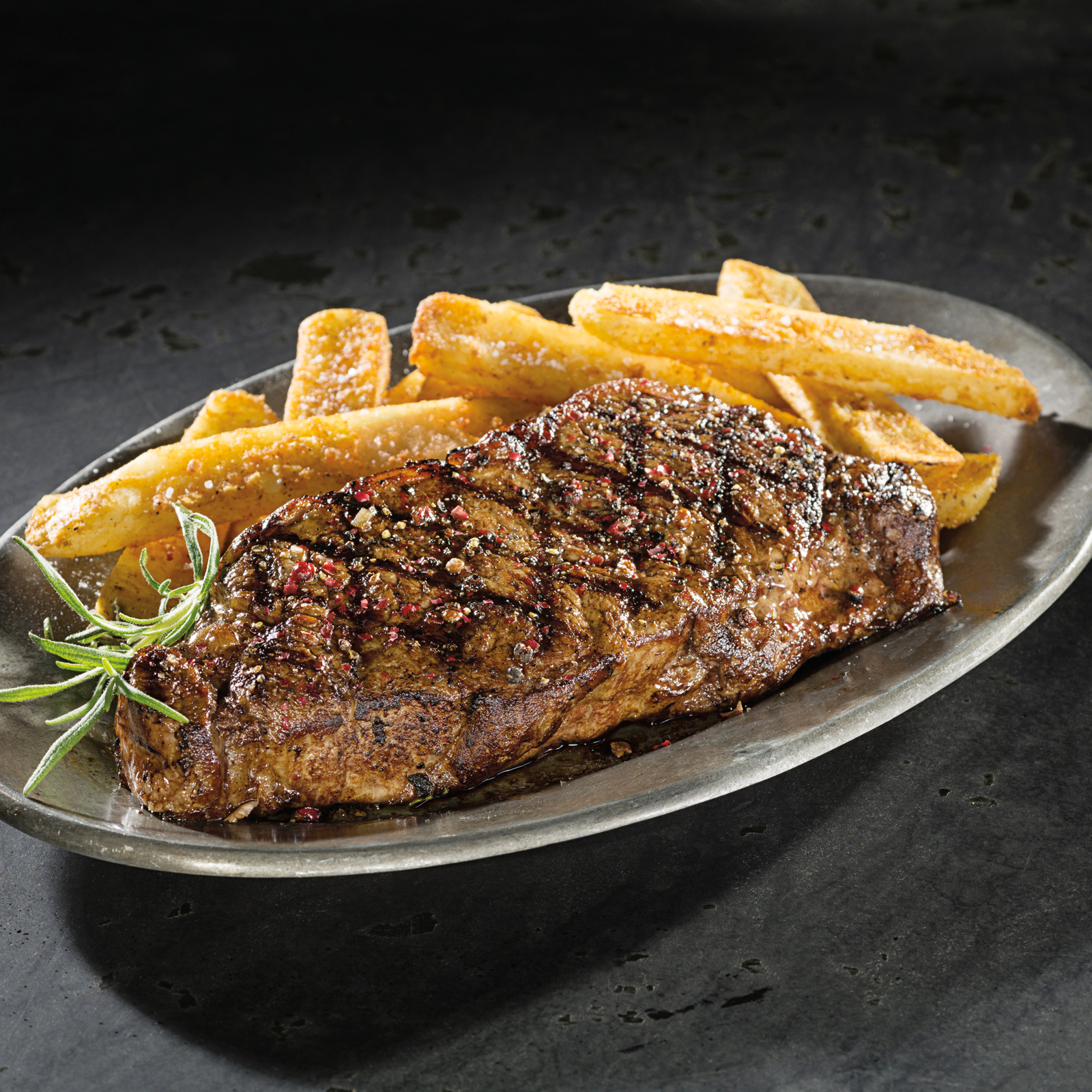 Peppered Garlic Steak Recipe