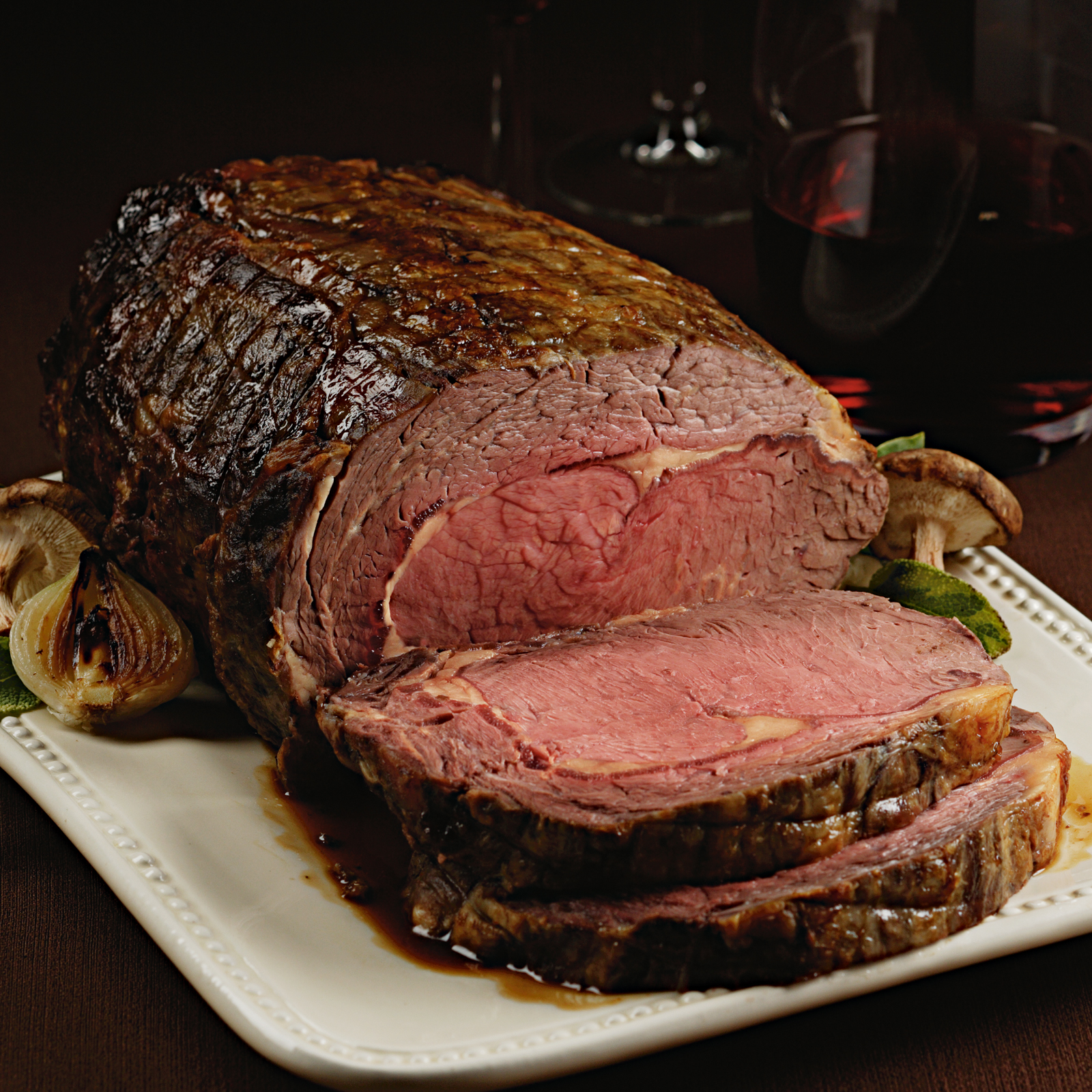 Traditional Roasted Prime Rib Au Jus w/ Yorkshire Pudding Recipe